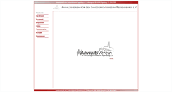 Desktop Screenshot of anwaltverein-regensburg.de